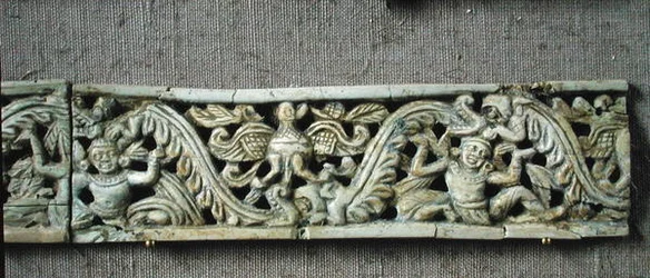 Decoratieve band, uit Begram